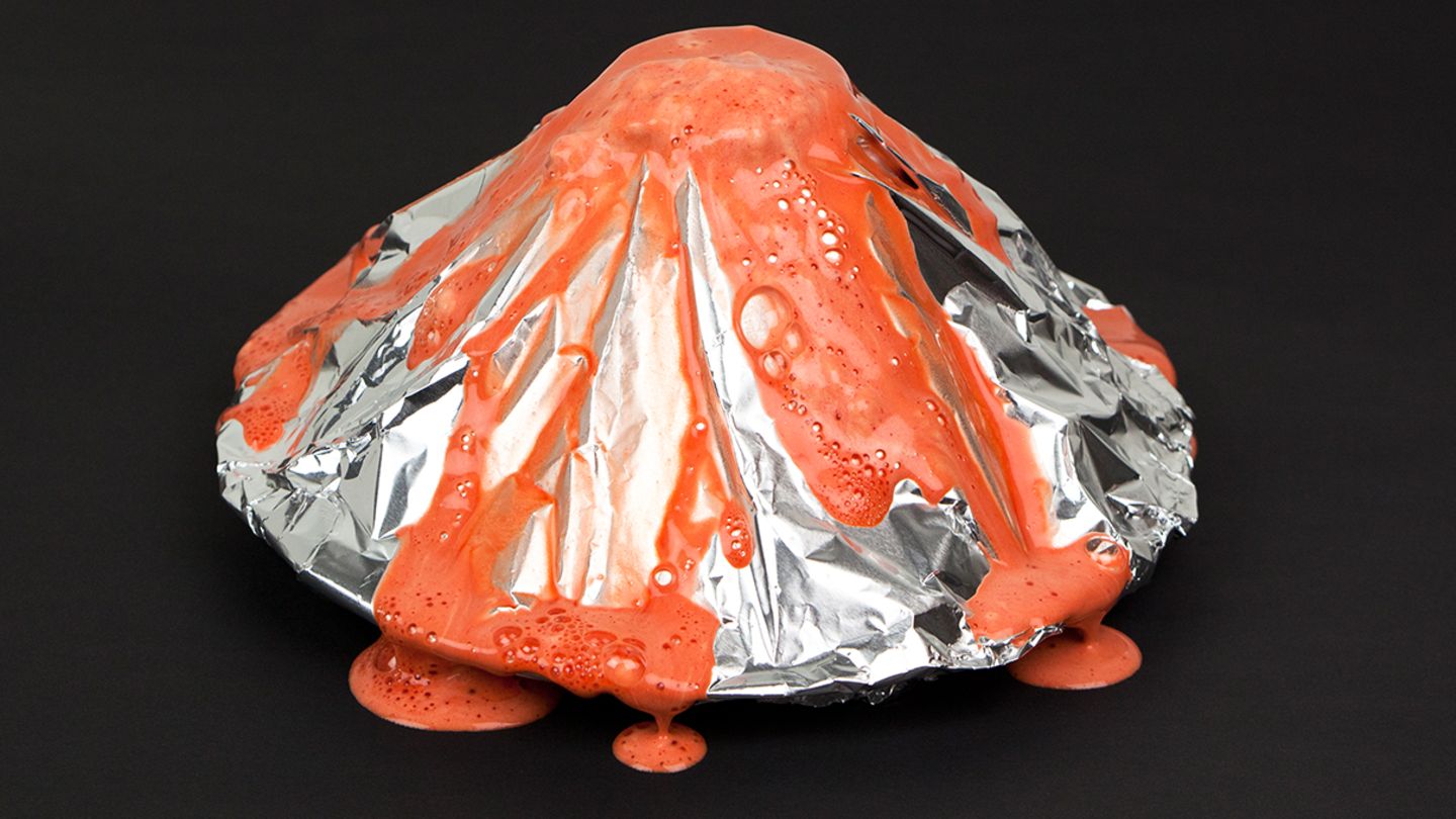 Vulkan Experiment Ergebnis